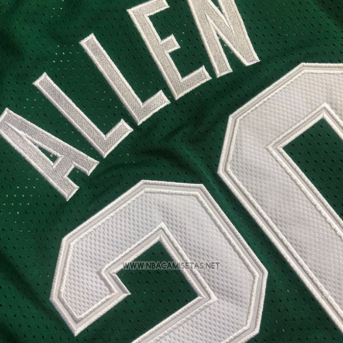 Camiseta Boston Celtics Ray Allen NO 20 Mitchell & Ness 1996-97 Verde